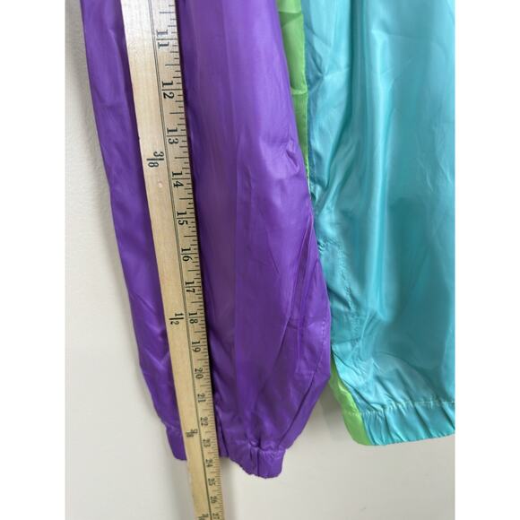 Vintage Nickelodeon Rugrats Windbreaker Jacket Size M Colorblock 90s Retro Style - Picture 13 of 16